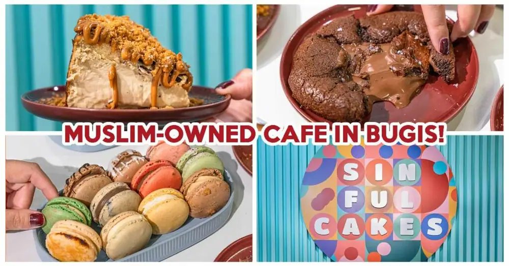 Pasteles pecaminosos: Cafetería propiedad de musulmanes reabre en Bugis con pastel de galletas y rollo de canela arcoíris