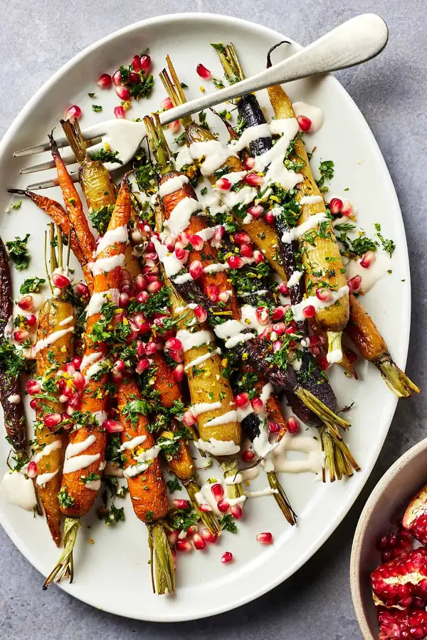 Roasted Rainbow Carrots