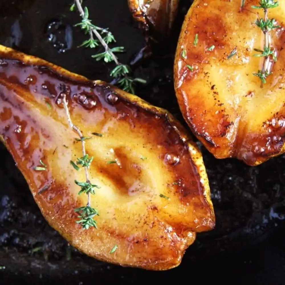 Caramelized Roasted Pears