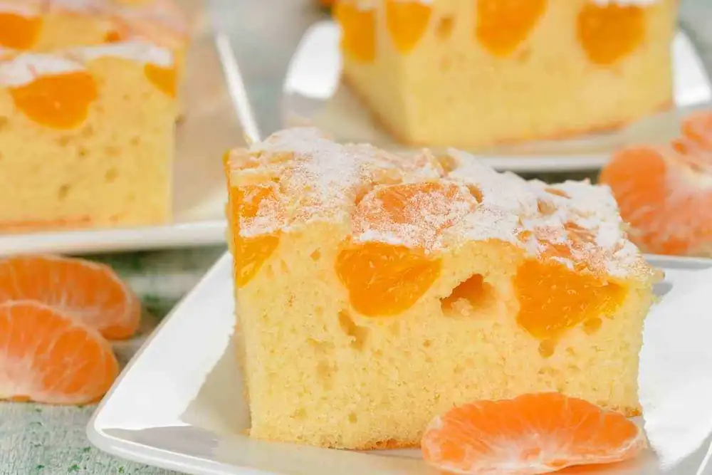 This incredibly soft and fluffy mandarin cake is the perfect snack or breakfast