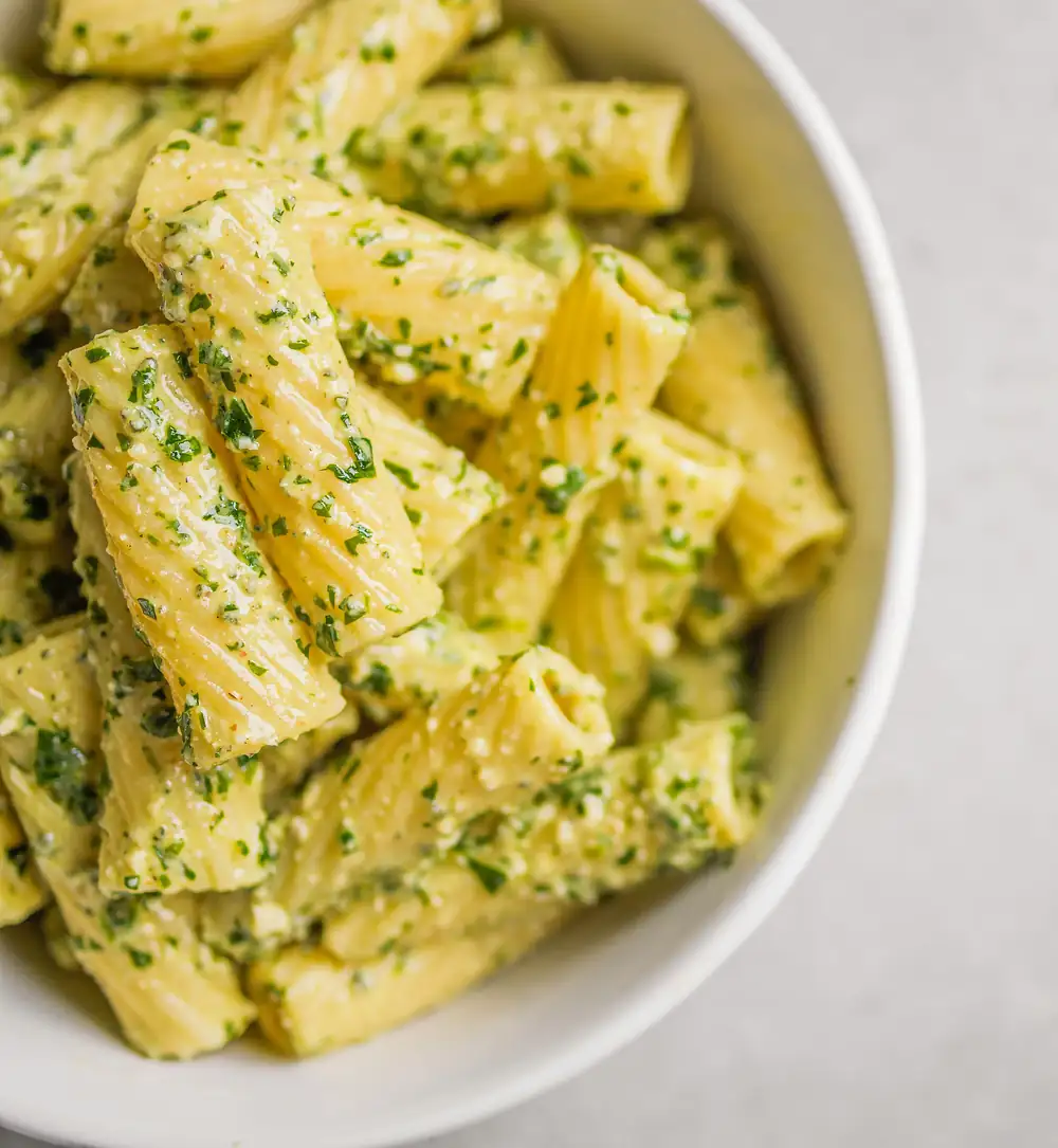 Pasta with Sage, Walnut and Parmesan Pesto