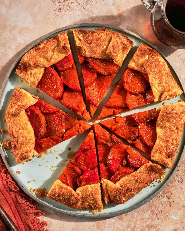 Galette de batata confitada con vainilla y especias