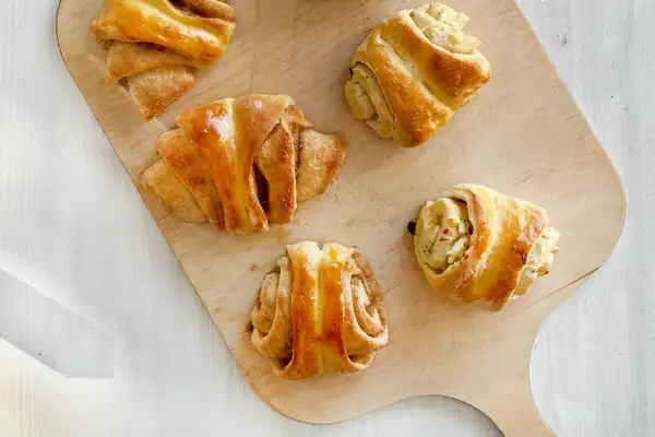 Sweet & savory Franzbrötchen
