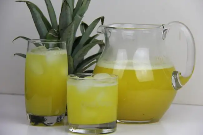Traditional Caribbean Pineapple Juice