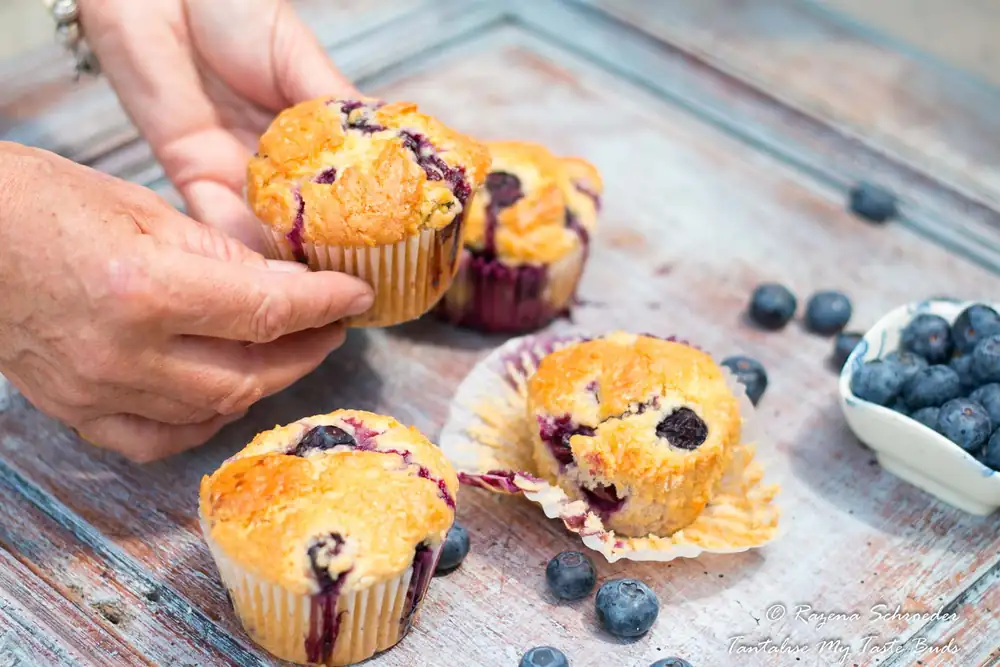 Moist Blueberry Muffins