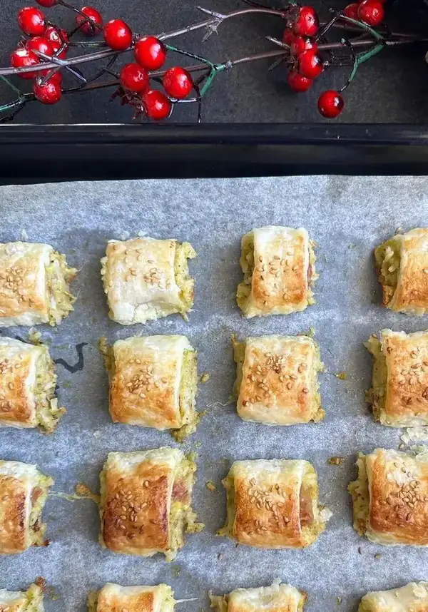 MINI SICILIAN ROMANE WITH PISTACHIO PESTO AND MORTADELLA