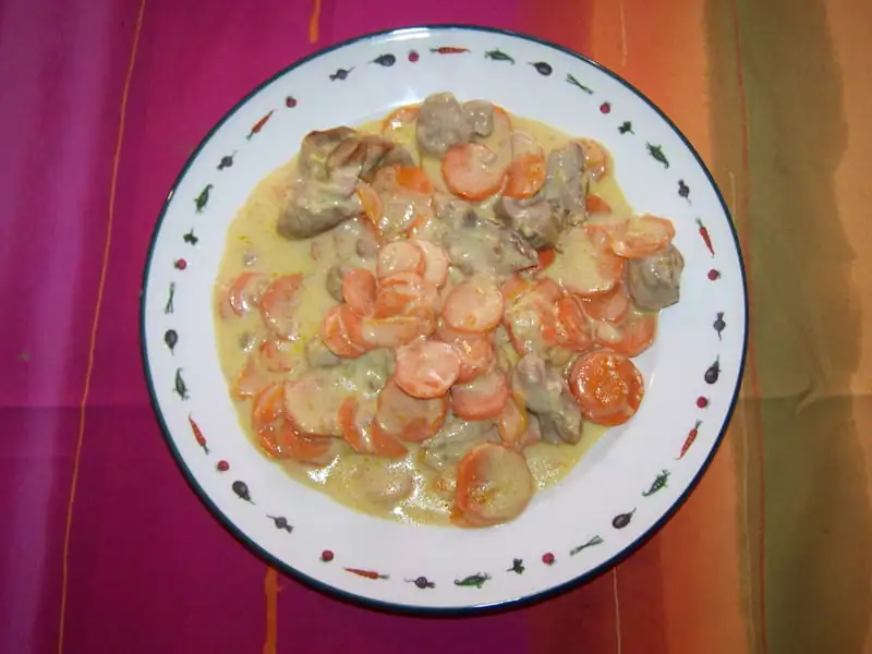 Turkey stir-fry with carrots