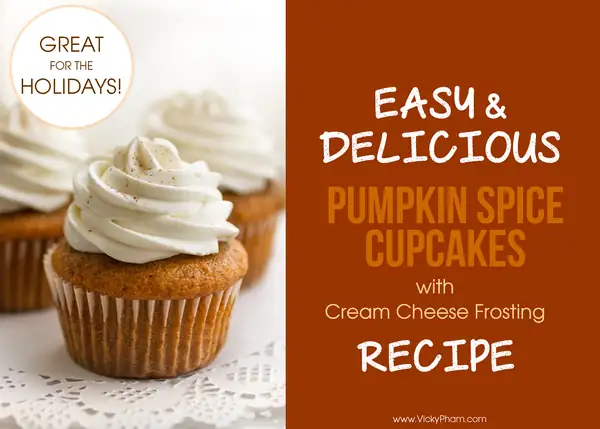 Moist Pumpkin Spice Cupcakes