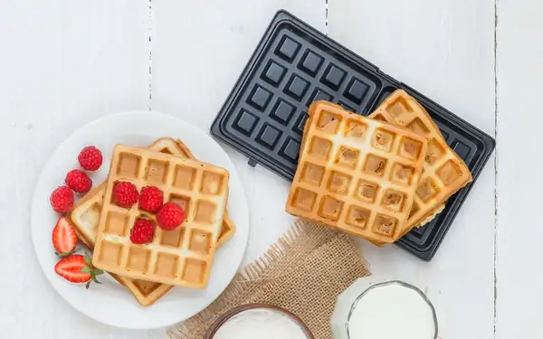 Receta de gofres de requesón