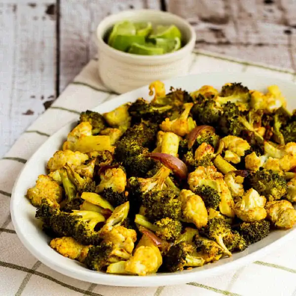 Roasted Broccoli and Cauliflower