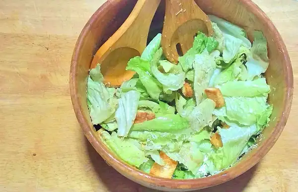 Classic Caesar Salad Recipe with Homemade Croutons