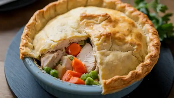 Boost The Flavor Of Chicken Pot Pie Filling With An Often Discarded Ingredient