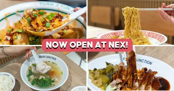 NEX’s Food Junction Reopens With New Trendy Stalls, From China’s #1 Handmade Dumplings To Song Fa Kway Chap