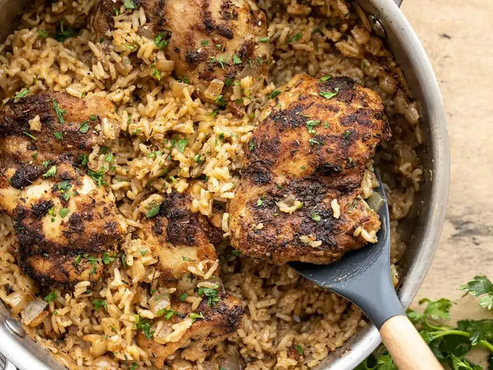 One Pot Teriyaki Chicken and Rice