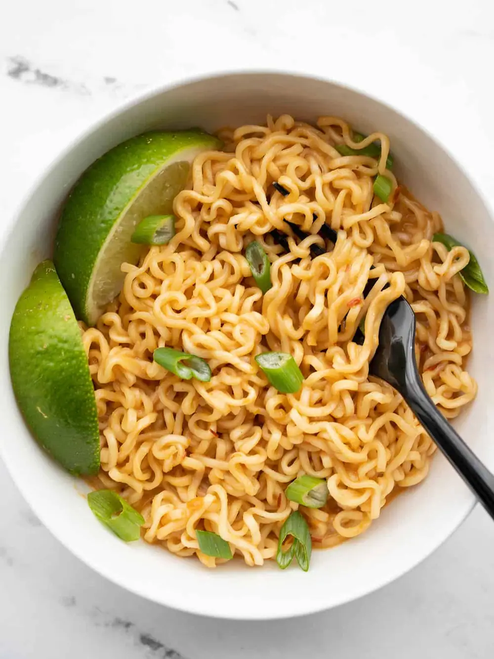 Spicy Peanut Butter Ramen Noodles