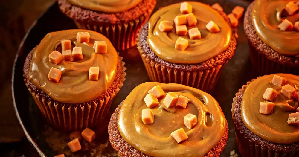 Sticky toffee muffins