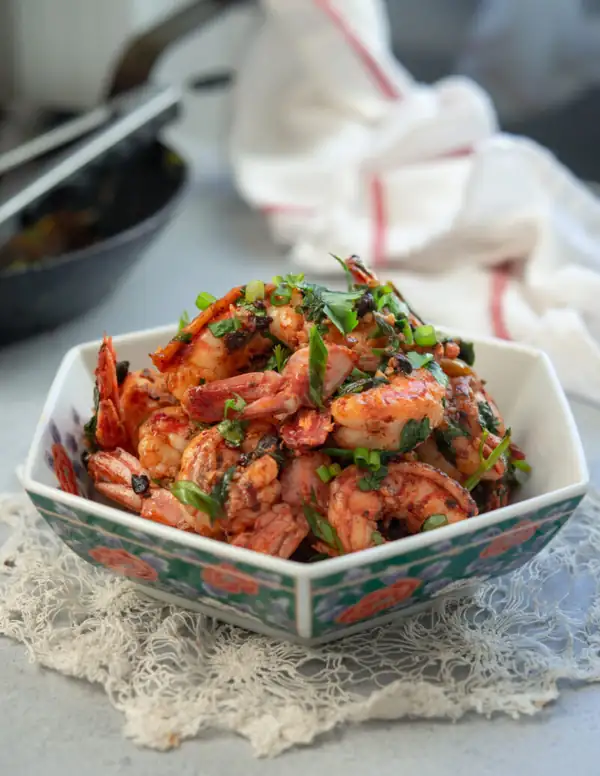 Quick Chili Garlic Shrimp (with Chili Crisp)