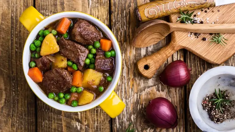 The Common Pantry Staple To Fix Watery Beef Stew
