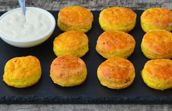 Cheese & Turmeric Scones