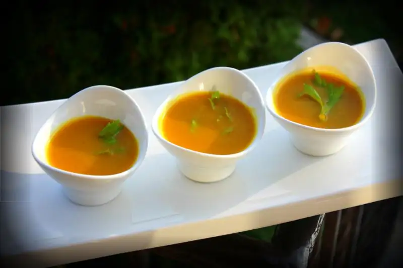 Caribbean Coconut Curry Pumpkin Soup