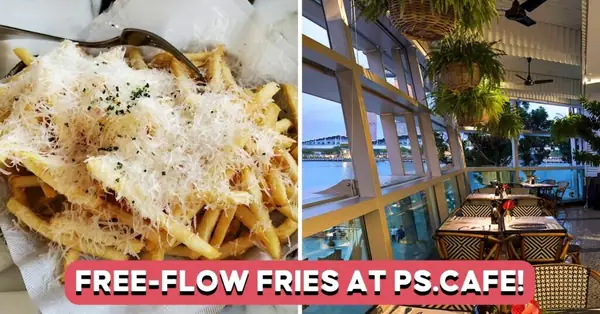 PS.Cafe ofrece patatas fritas con trufa ilimitadas de cortesía en One Fullerton