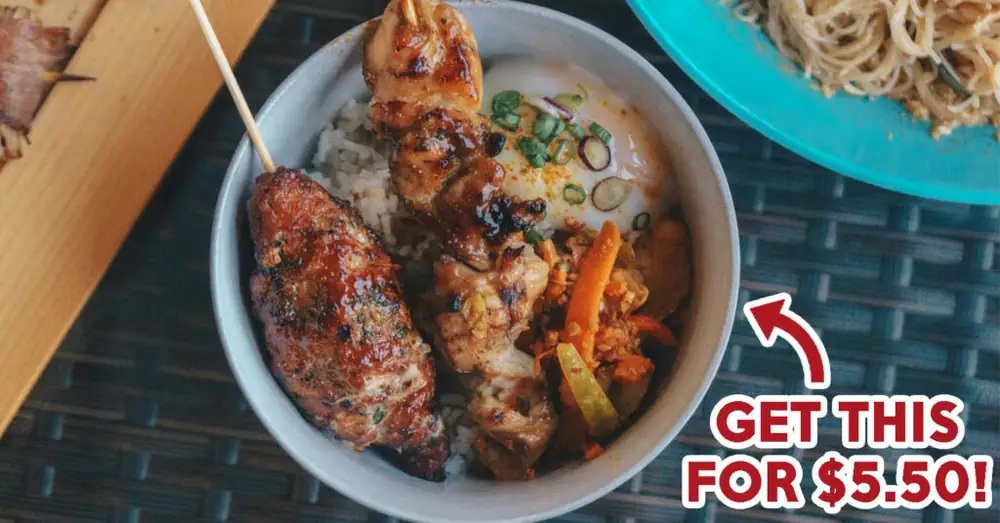 Reseña de Wow Skewer Bar: Yakitori donburi barato y bee hoon umami lala en Bedok