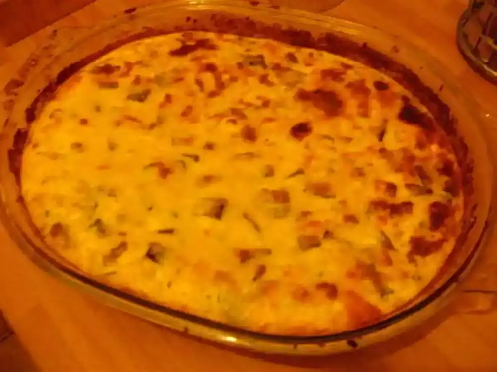 Recipe for ratatouille gratin with ricotta cheese