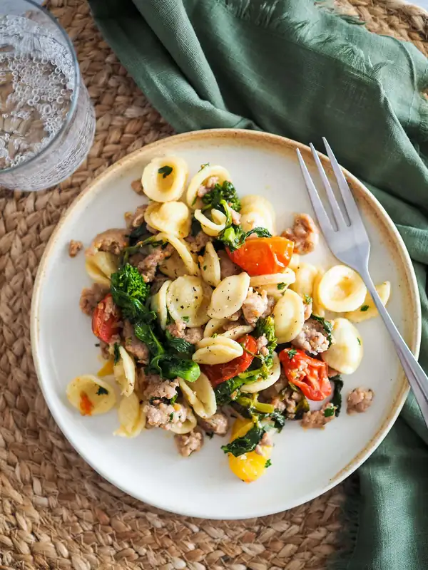 Orecchiette with Sausage and Broccoli Rabe