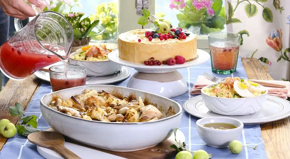 A delicious family lunch