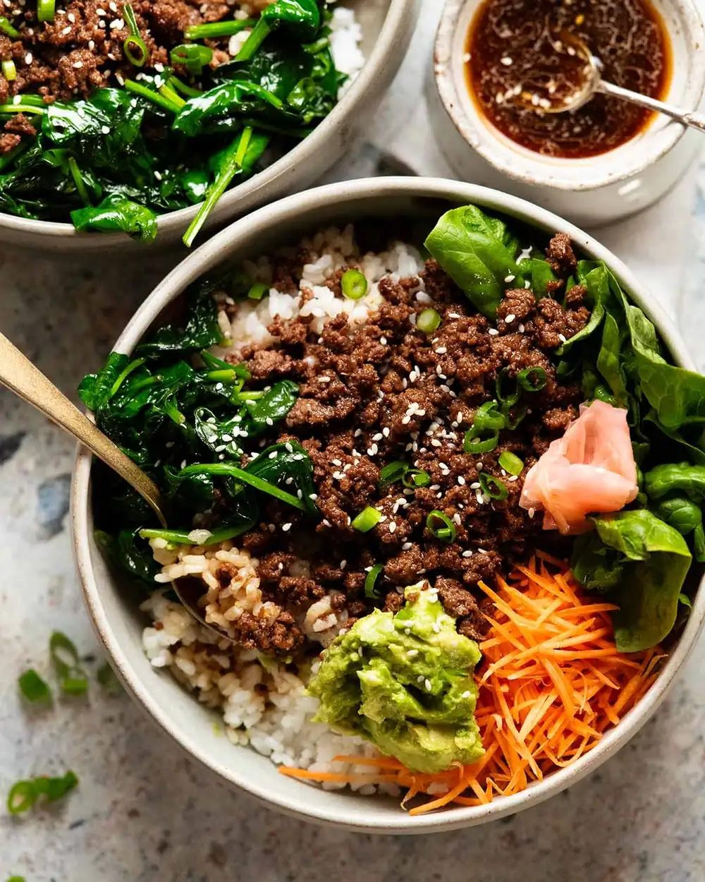 Korean Beef Bulgogi Rice Bowls