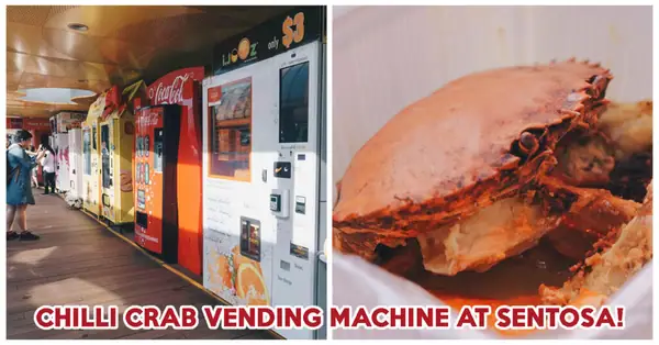 Boardwalk AdVENDture: Más de 30 máquinas expendedoras que ofrecen cangrejo con chile y otros platos gourmet en Sentosa