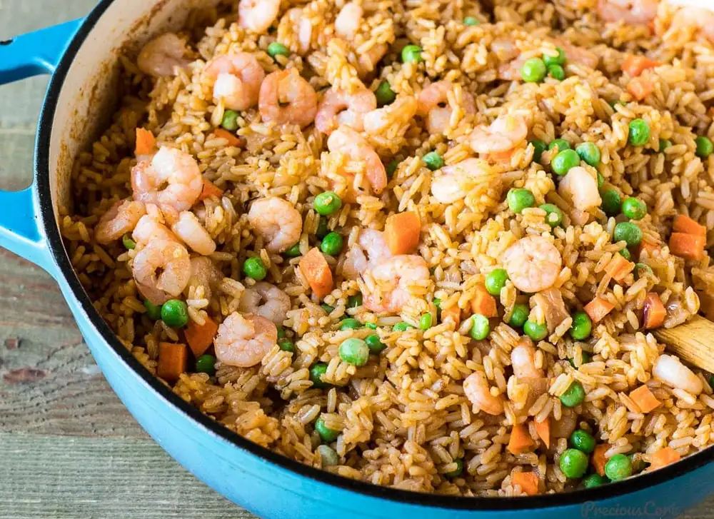 Jollof Rice with Shrimp