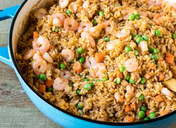 Jollof Rice with Shrimp