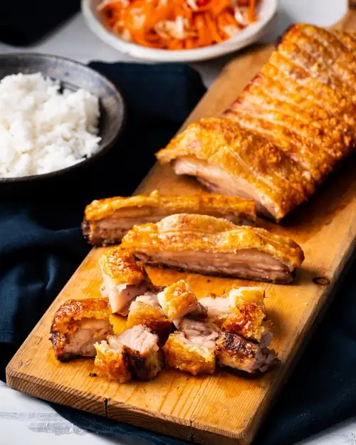 Coconut and Turmeric Roast Pork Belly