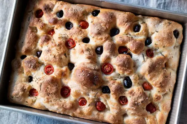 A Simple Sourdough Focaccia