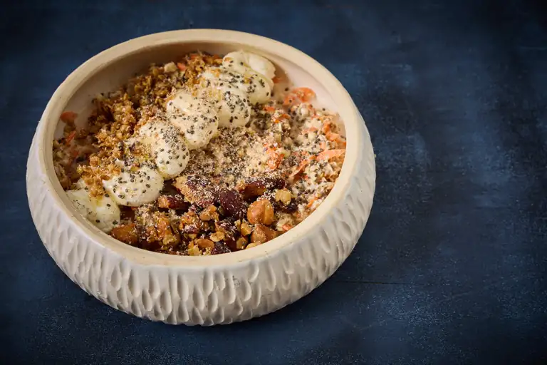 Carrot Cake Overnight Oats Recipe
