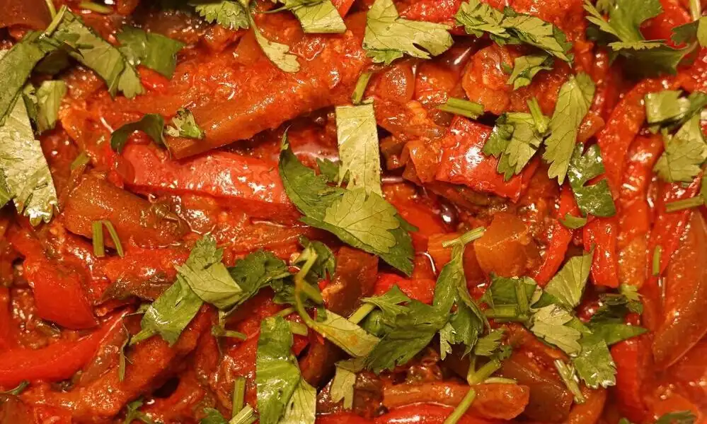 Eggplant Kadicha according to the recipe of Korean chef Igor Lim