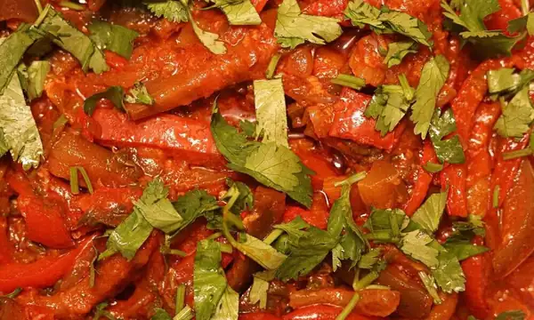 Eggplant Kadicha according to the recipe of Korean chef Igor Lim