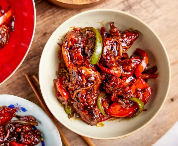 Malaysian Twice-Cooked Turmeric Chicken with Lemon Grass and Sweet Soy