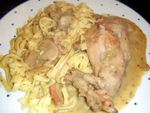 Rabbit in white wine: the easy recipe