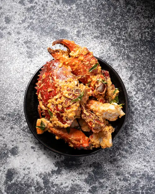 Singapore-style Salted Egg Crab