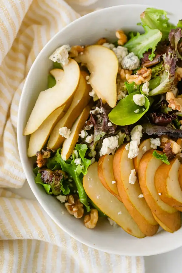 Pear, Walnut and Blue Cheese Salad