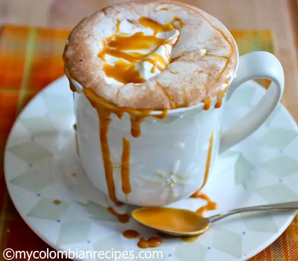 Dulce de Leche Hot Chocolate (Chocolate con Arequipe)