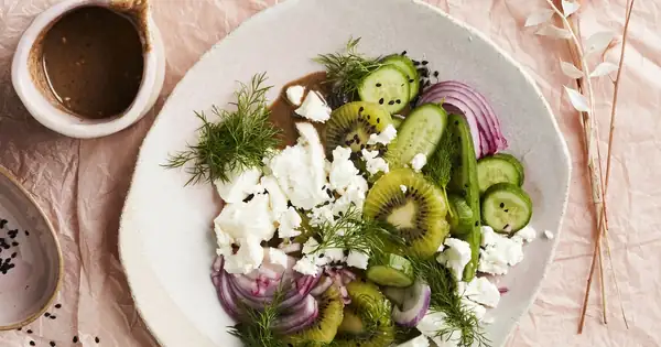 Nadiya's kiwi and feta salad