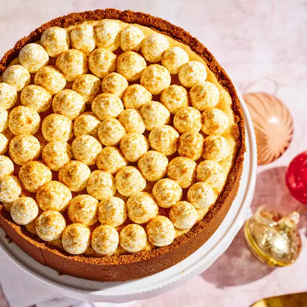 The Architecture of a Double Biscoff and White Chocolate Cheesecake