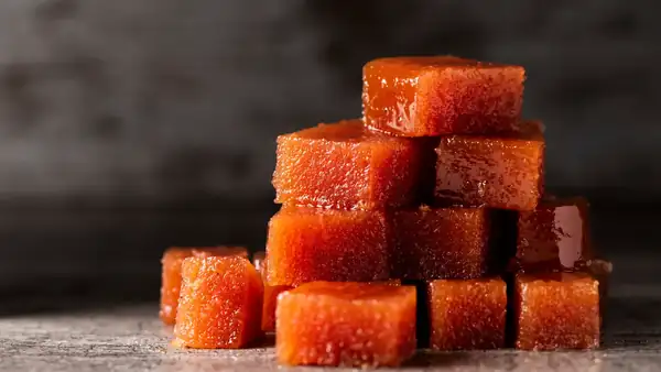 Quince marmalade cubes