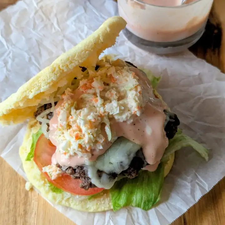 Arepa Burger Recipe