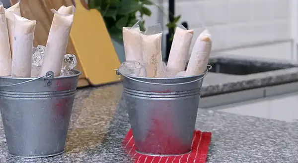 Peanut milk popsicles (VIDEO)