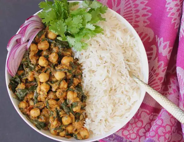 EASY Chana Saag
