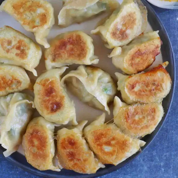 Pan-Fried Pork Chive Dumplings